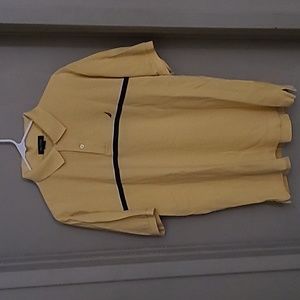 Nautica Polo Yellow/Navy Medium